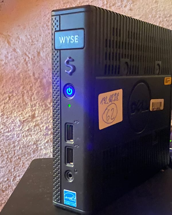 WYSE Homeserver mit drei vorinstallierten virtuellen Maschinen